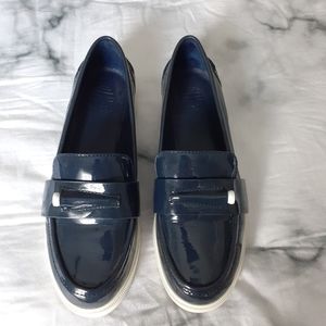 Tory Burch Pocket Tee Golf loafer Navy
